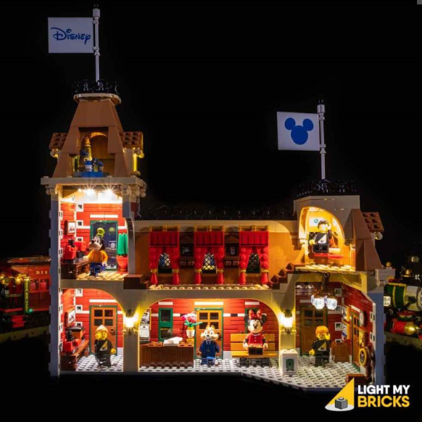 LED-Beleuchtungs-Set für LEGO® Disney Train Station #71044